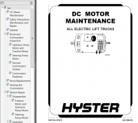 repair manual Hyster Class 2 For B471 (N50XMA2) Electric Motor Narrow Aisle Trucks PDF Manual