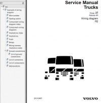 repair manual Volvo Trucks FE Wiring Diagram Service Manuals PDF