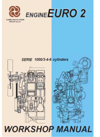 repair manual Deutz Engine Serie 1000/3-4-6 Cylinders EURO 2 Workshop Manual PDF