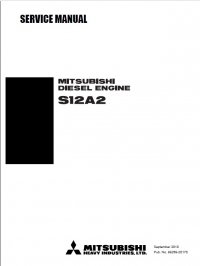 repair manual Mitsubishi S12A2 Diesel Engine Service Manual PDF