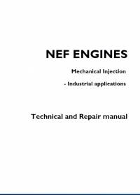 repair manual Iveco NEF Engines Mechanical Injection Technical Repair Manual PDF