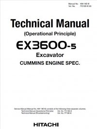 repair manual Hitachi EX3600-5 Excavator Technical + Workshop Manuals PDF