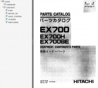 repair manual Hitachi EX700 Excavator Service & Parts & Operator’s Manuals PDF