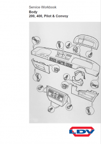 repair manual LDV 200 400 PILOT CONVOY BUS VAN TRUCK WORKSHOP MANUAL