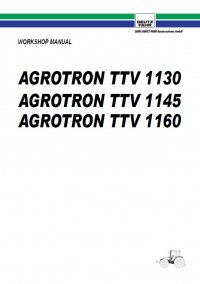 repair manual Deutz Agrotron TTV 1130 TTV 1145 TTV 1160 Workshop Manual PDF