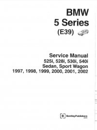 repair manual BMW 5 Series (E39) Service Manual PDF