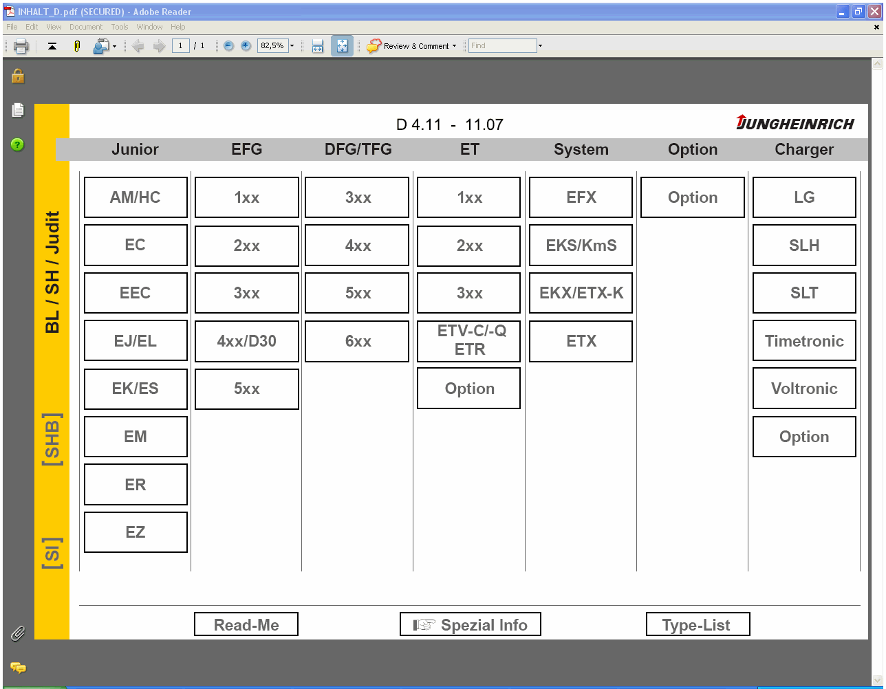 Diagnostic Software Jungheinrich SH JUDIT v4.25 JETI diagnostic software