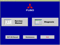 Diagnostic Software Fuso MUT-III 2011 diagnostic software