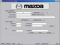 spare parts catalog Mazda Europe LHD 2011