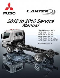 repair manual Mitsubishi Fuso Canter 2012-2016 Service Manual PDF