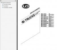 repair manual Nissan UD Trucks 4x2 Forward Control 2005-2007 Service Manual PDF
