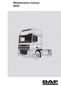 repair manual DAF Truck 95XF Series PDF Manuals