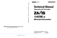 repair manual Hitachi Zaxis 140W-3 Wheeled Excavator Workshop & Technical Manuals PDF
