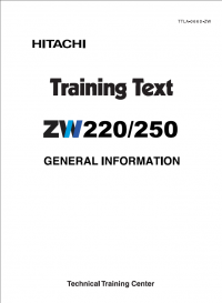 repair manual Hitachi Wheel Loader ZW220, ZW250 PDF Manuals