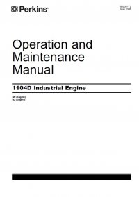 repair manual Perkins 1104D Industrial Engine NH & NJ Operation & Maintenance Manual PDF