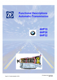 repair manual ZF 6HP19 6HP26 6HP32 Functional Descriptions Automatic-Transmission PDF