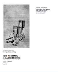 repair manual caterpillar 3208 Industrial & Marine Engines PDF Manuals