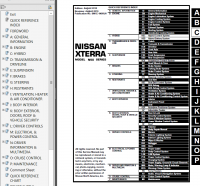 repair manual Nissan Xterra Model N50 Series 2011 Service Manual PDF