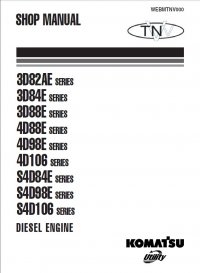repair manual Komatsu Diesel Engines 82, 84, 88, 98, 106 Series Shop Manual PDF