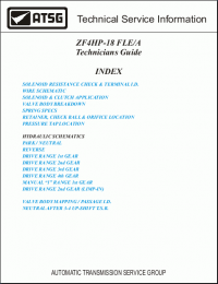 Diagnostic Software ZF 4HP18 FLE & FLA