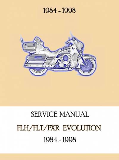 Harley-Davidson FLH/FLT/FXR Evolution, Clymer Repair manual Download