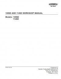 repair manual Freightliner 108SD & 114SD Workshop Manual PDF