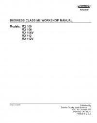 repair manual Freightliner Business Class M2 Workshop Manual PDF