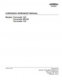 repair manual Freightliner Coronado Workshop Manual PDF
