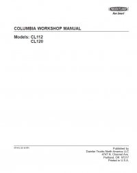 repair manual Freightliner Columbia CL112, CL120 Truck Workshop Manual PDF