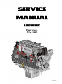 repair manual Liebherr Diesel Engines D934 / D936 John Deere Service Manual
