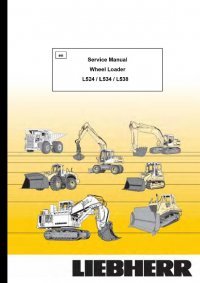 repair manual Liebherr L524 / L534 / L538 Wheel Loader Service Manual PDF