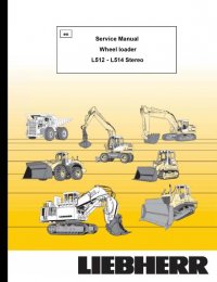 repair manual Liebherr L512 - L514 Stereo Wheel Loader Service Manual PDF
