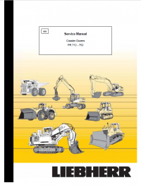 repair manual Liebherr PR 712-752 Crawler Dozers Service Manual PDF