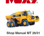 repair manual Doosan Moxy MT26 & MT31 Articulated Dump Truck Shop Manual PDF