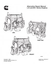 repair manual Cummins L10 & M11 Series Engines Alternative Repair Manual PDF