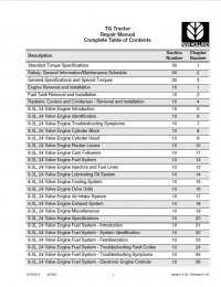 repair manual New Holland TG Series Tractors Repair Manual PDF