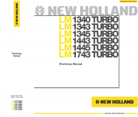 repair manual New Holland LM1340, LM1343, LM1345, LM1443, LM1445, LM1745 Turbo Telehandlers PDF Manual