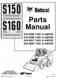 spare parts catalog Bobcat S150 & S160 Skid Steer Loader Parts Manual PDF