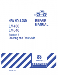 repair manual New Holland LM430 & LM640 Telehandler PDF Manual