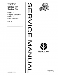 repair manual New Holland Ford 8210 Tractor Service Manual PDF