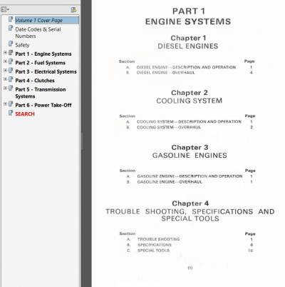 Ford New Holland Tractor Service Shop Manual For 2600, 3600, 4600, 4610SU & More Models - FO41