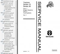 repair manual New Holland Ford 7710 Tractor Service Manual PDF