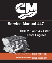 repair manual Cummins QSD 2.8 and 4.2 Liter Diesel Engines Service Manual PDF