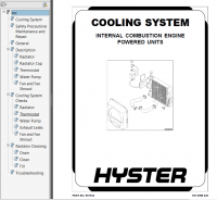repair manual Hyster Class 5 For F019 (H300-350HD; H360HD-EC) Internal Combustion Engine Trucks PDF Manual