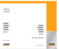 repair manual Case 580SR 580SR+ 590SR 695SR Series 3 Loader Backhoe Service Manual PDF