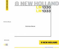 repair manual New Holland LM1330 &LM1333 Telehlanders Workshop Manual PDF