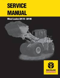repair manual New Holland Wheel Loader LW170-LW190 Service Manual PDF