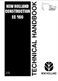 repair manual New Holland EC160 Excavator Technical Handbook PDF