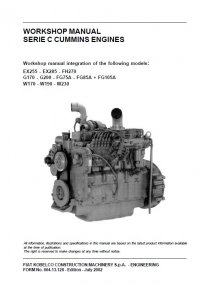 repair manual Cummins C Series Engines Workshop Manual PDF