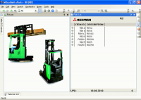 spare parts catalog Mitsubishi Warehouse Equipment 2012